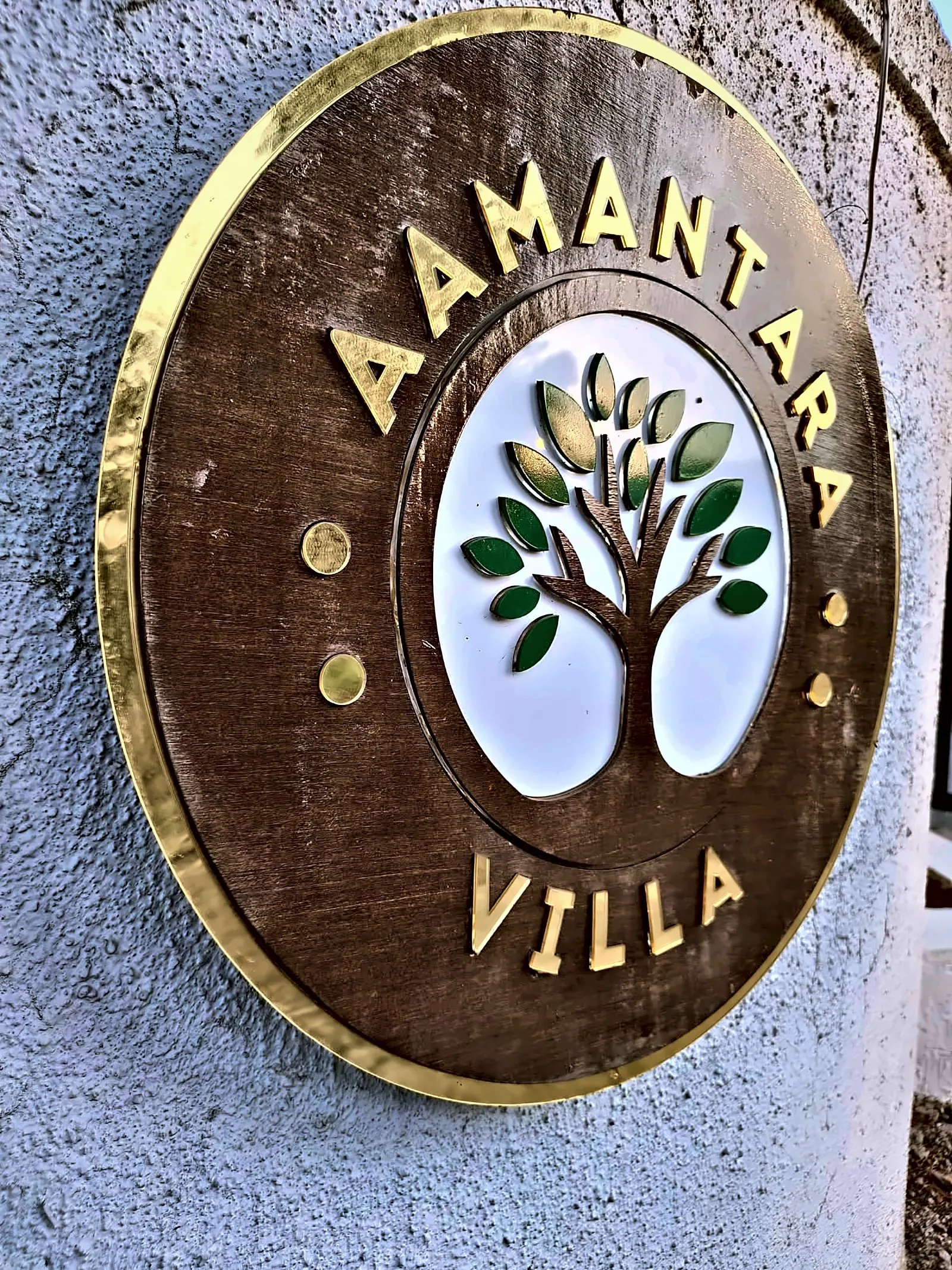 The gate, Aamantara Villa, Karjat