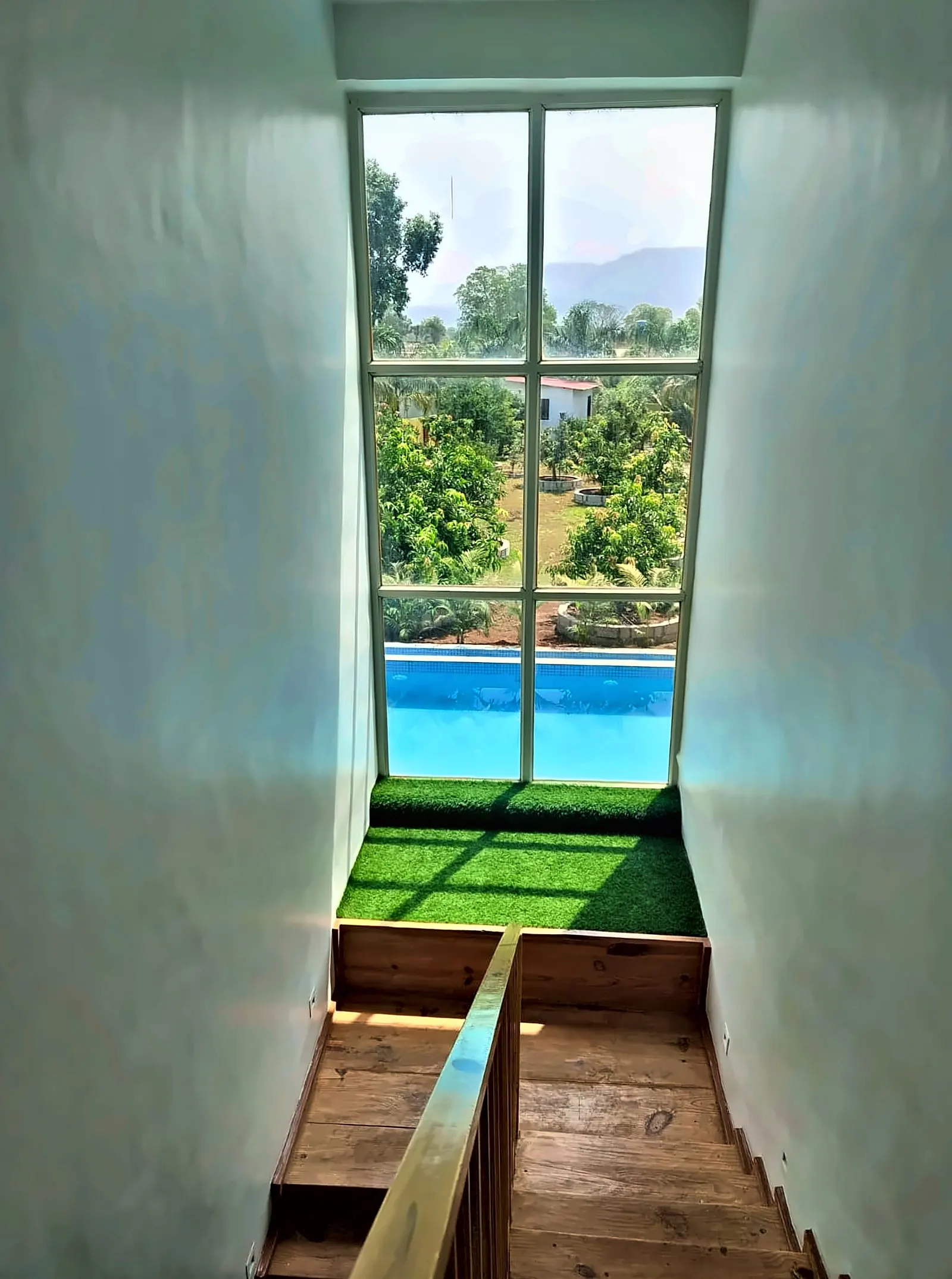 Through the window, Aamantara Villa, Karjat